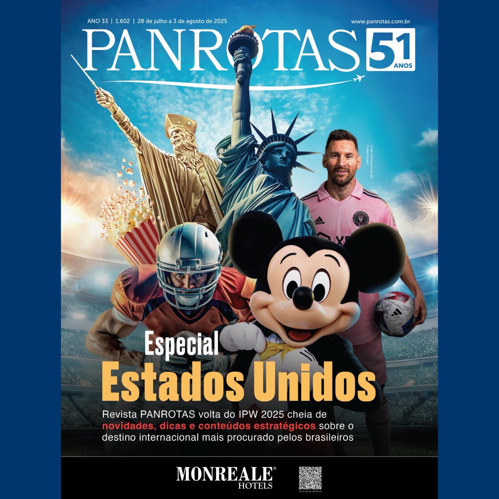 Capa da Revista PANROTAS 1.602 - Especial Estados Unidos