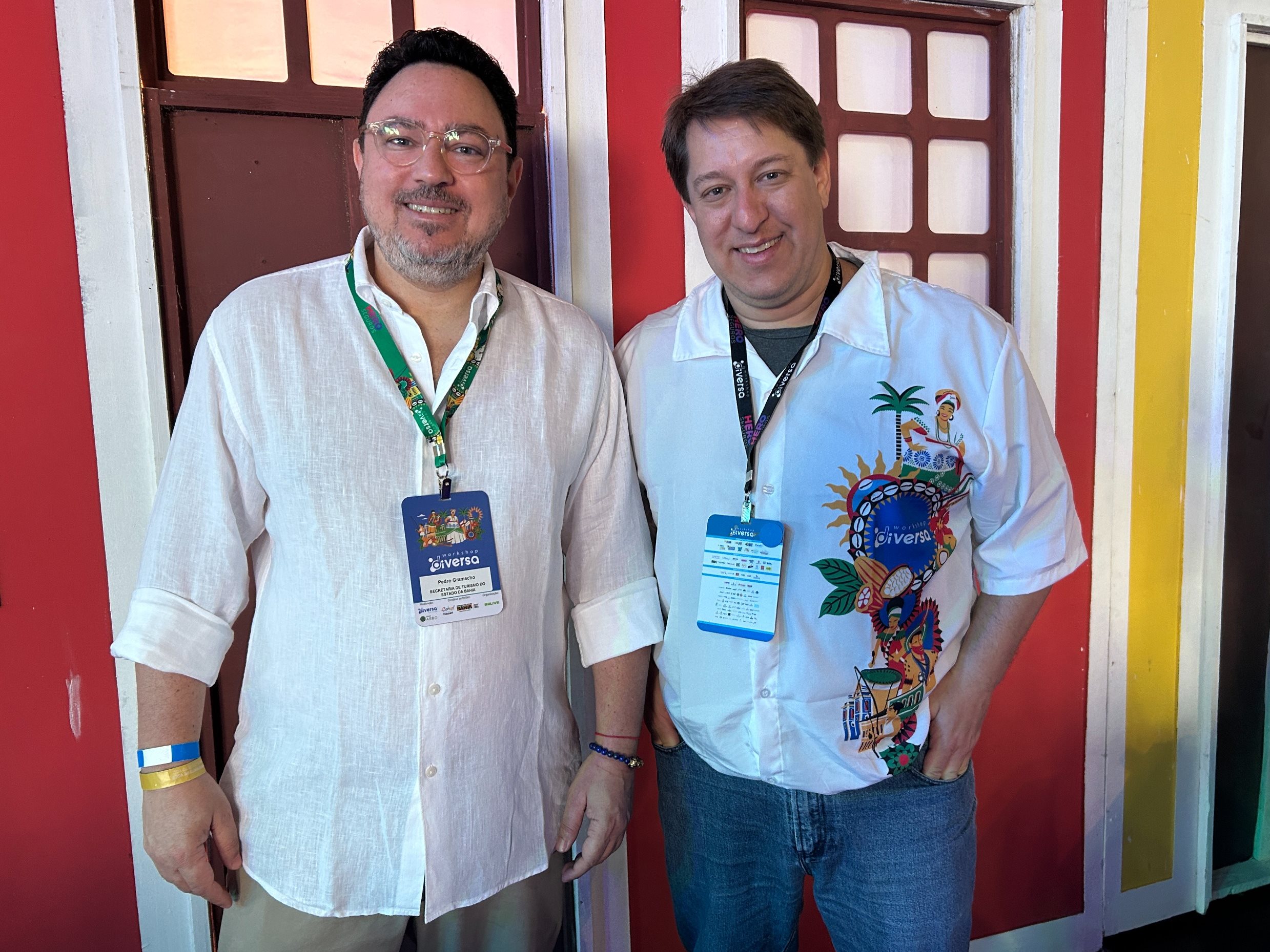 Pedro Gramacho, da Setur-BA, e Charles Franken, da Diversa