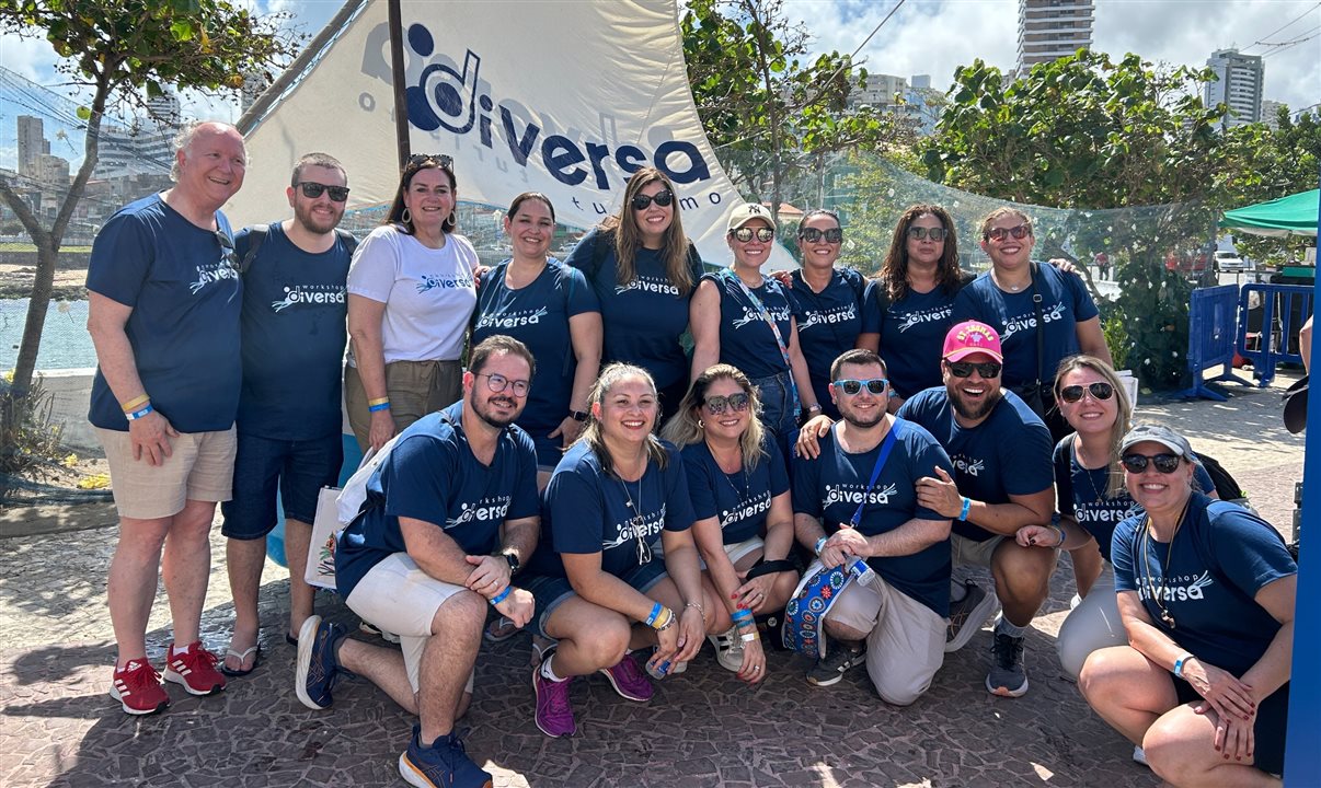Equipe da Diversa na Casa de Iemanjá, em Salvador
