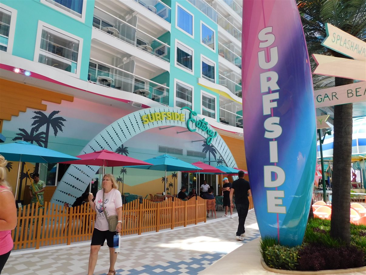 Entrada do bairro Surfside