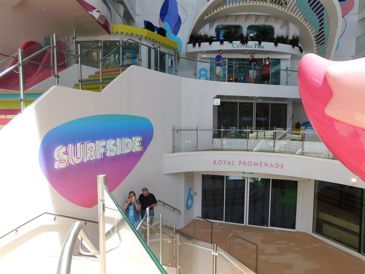Entrada do bairro Surfside