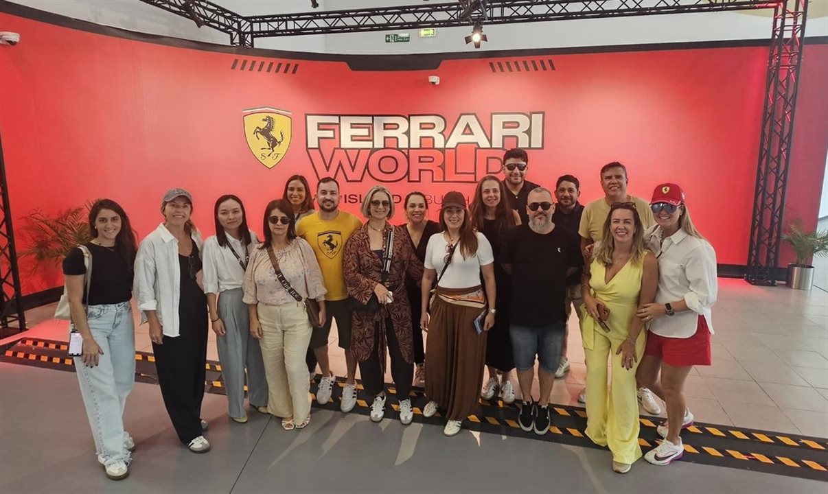 Grupo conheceu o Parque Ferrari