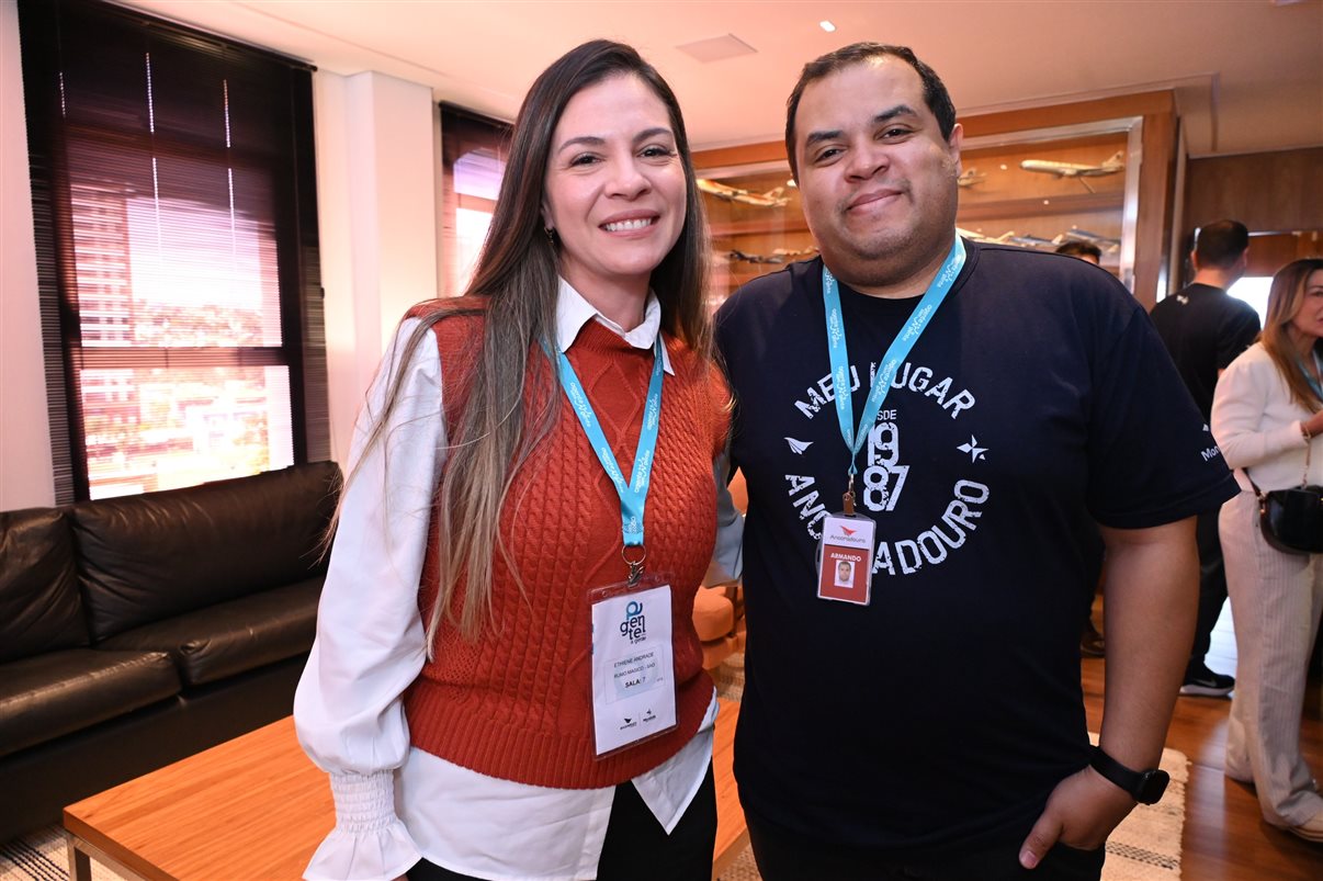 Ethiene Andrade, da Rumo Mágico, e Armando Soares, da Ancoradouro