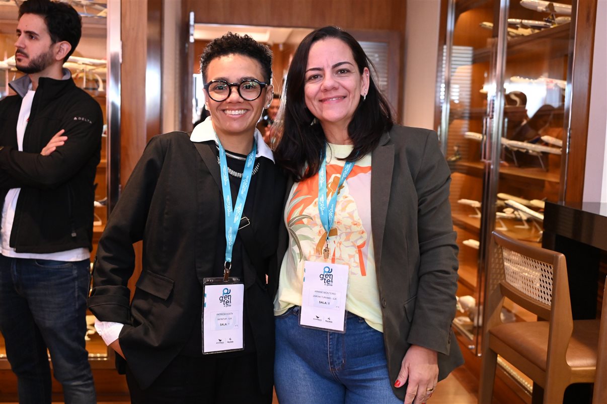 Ethiene Andrade, da Rumo Mágico, e Armando Soares, da Ancoradouro
