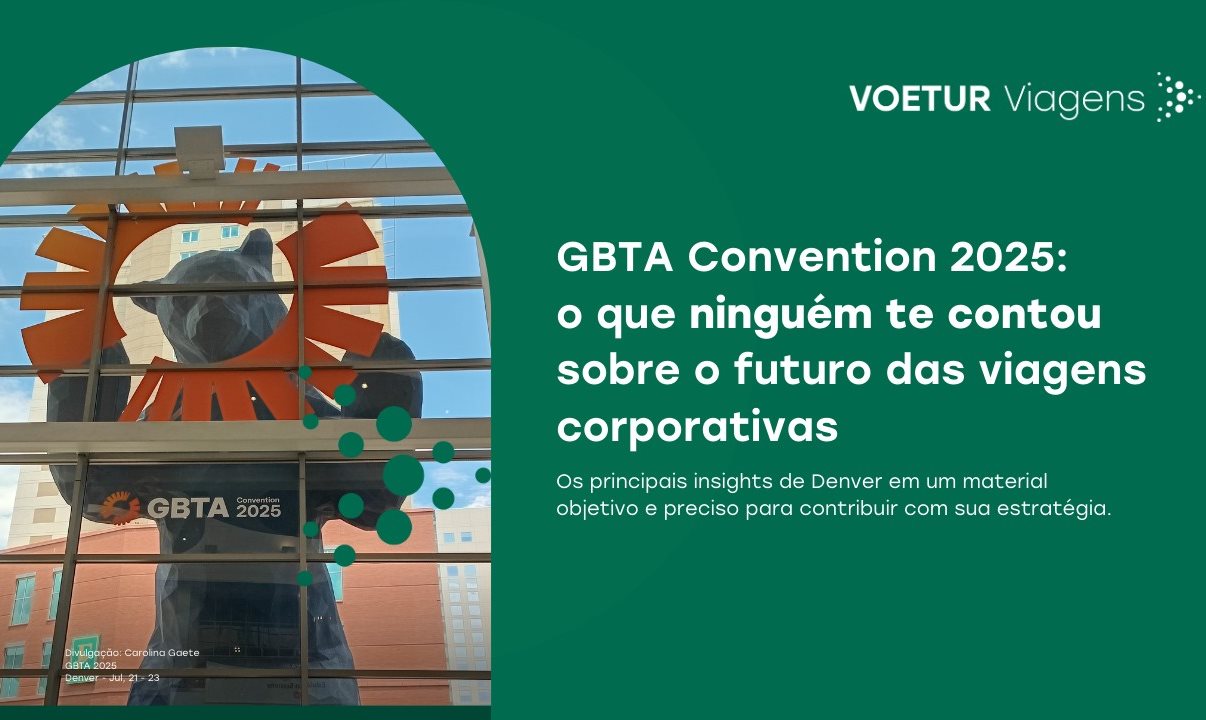 Voetur Viagens prepara material exclusivo com principais insights da GBTA Convention 2025, realizada em Denver