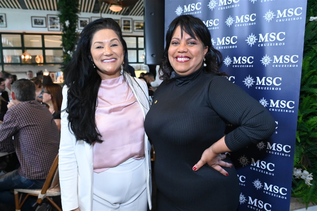 Carolina Putnoki, da Atout France, com Ignacio Palacios, Fernanda Zebral, Adrian Ursilli, Rafael Grosso e Eduardo Simões, da MSC Cruzeiros