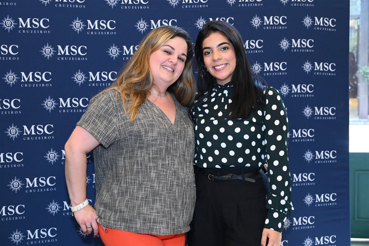 Carolina Putnoki, da Atout France, com Ignacio Palacios, Fernanda Zebral, Adrian Ursilli, Rafael Grosso e Eduardo Simões, da MSC Cruzeiros
