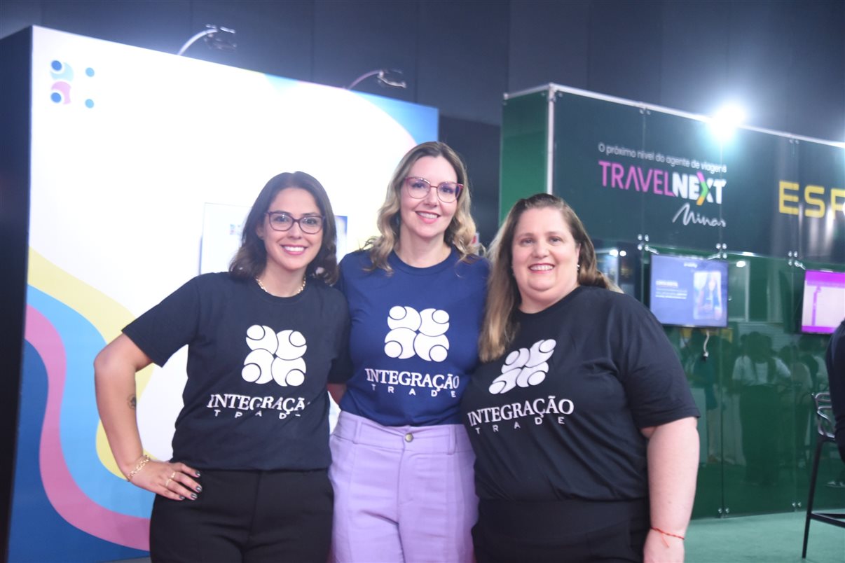 Karla Brito, Ana Paula Ramazzini e Silvia Junqueira, da Integração Trade