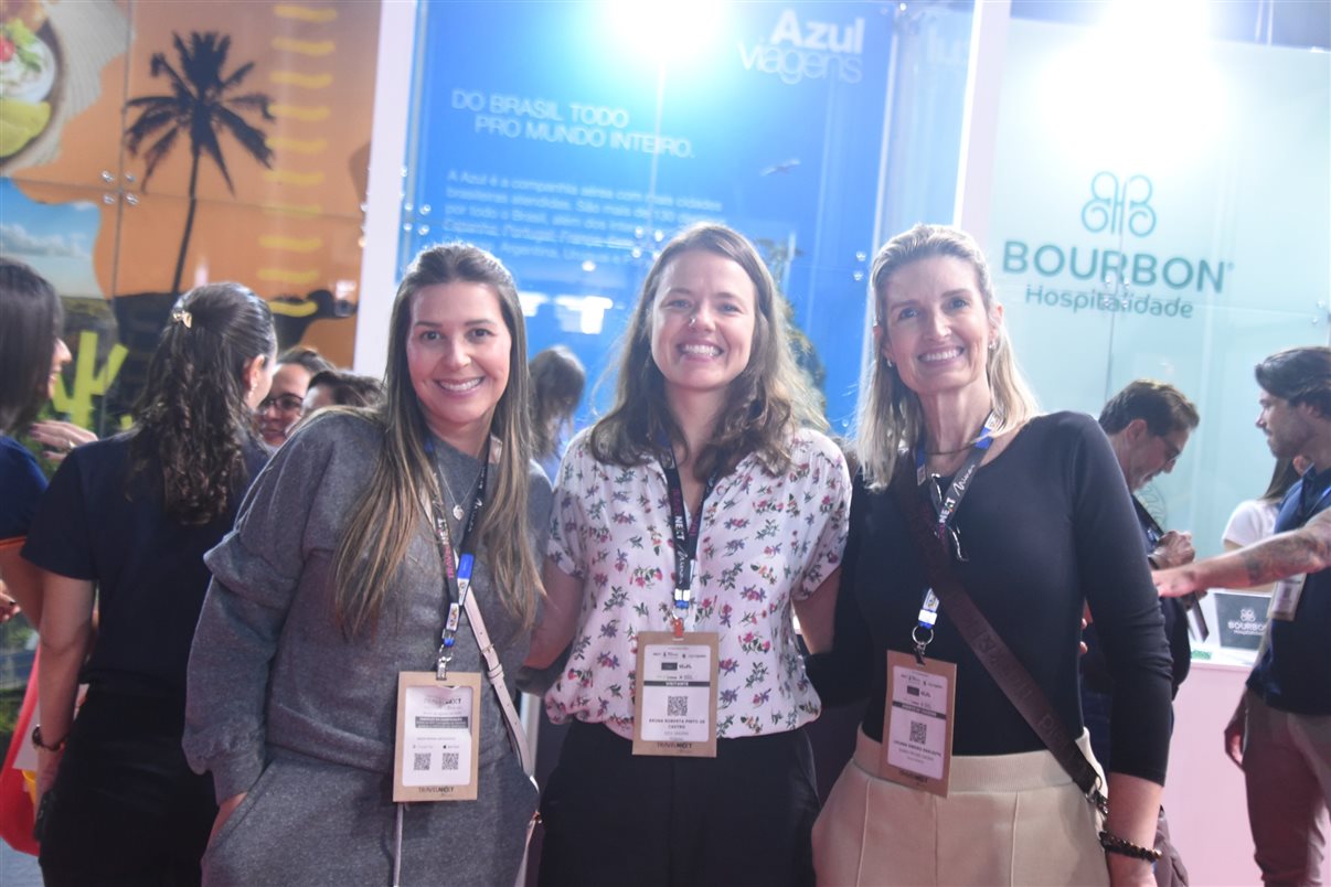 Karla Brito, Ana Paula Ramazzini e Silvia Junqueira, da Integração Trade