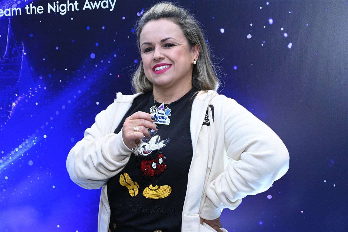 Mickey e Minnie Mouse encantaram os participantes do evento