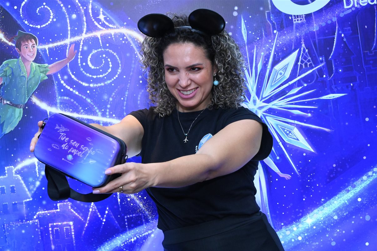 Mickey e Minnie Mouse encantaram os participantes do evento