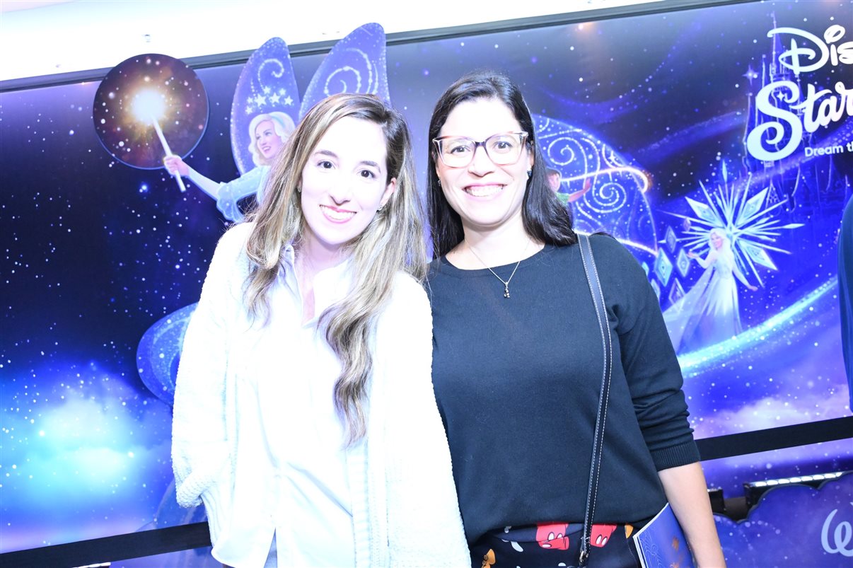 Mickey e Minnie Mouse encantaram os participantes do evento