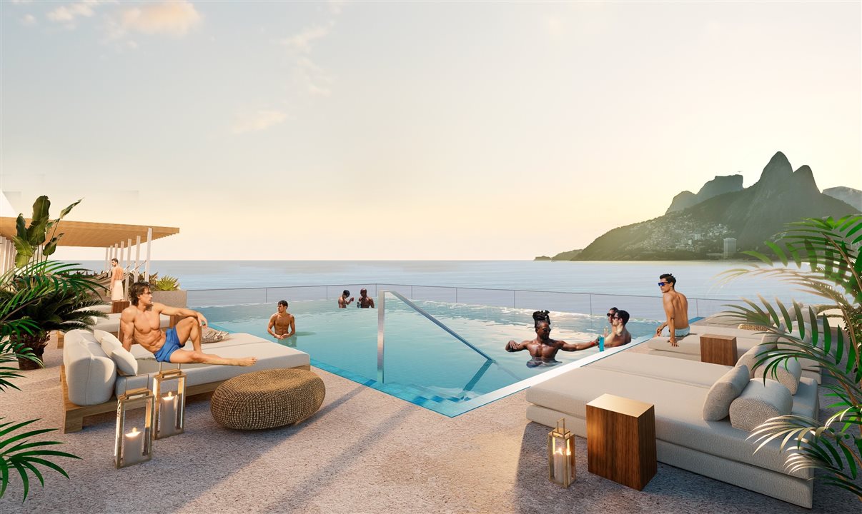 Futura piscina do The Tryst Ipanema