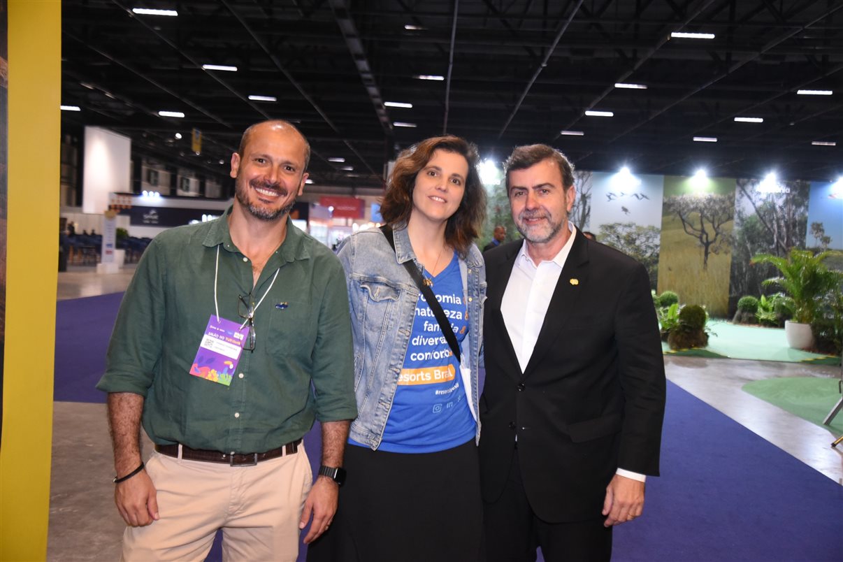 Bruno Reis, da Embratur, e Renê Amorim, da PANROTAS