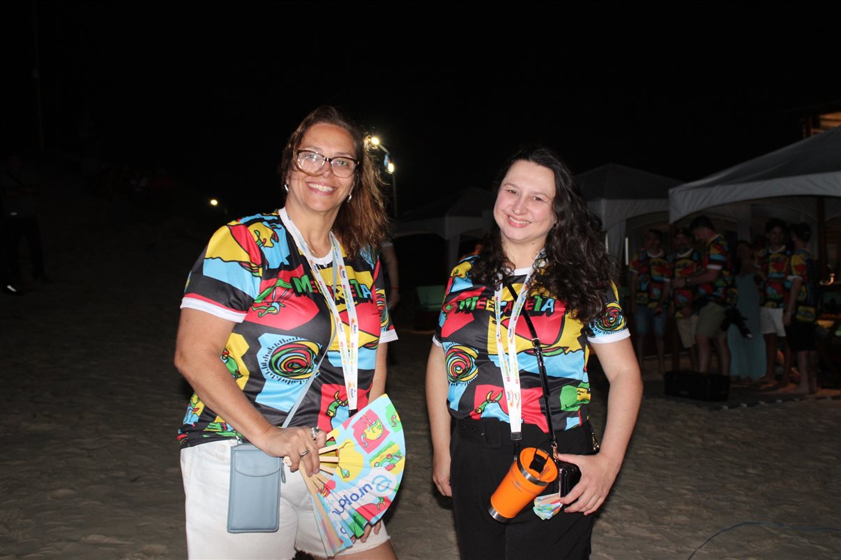 Diego Soares e Marcos Bizzotto, da Frt, Daniela Mesquita, da Secretaria de Turismo de Sergipe, Sergio Oliveira, da TopTur, e Kaio Ramon, da Secretaria de Turismo de Sergipe
