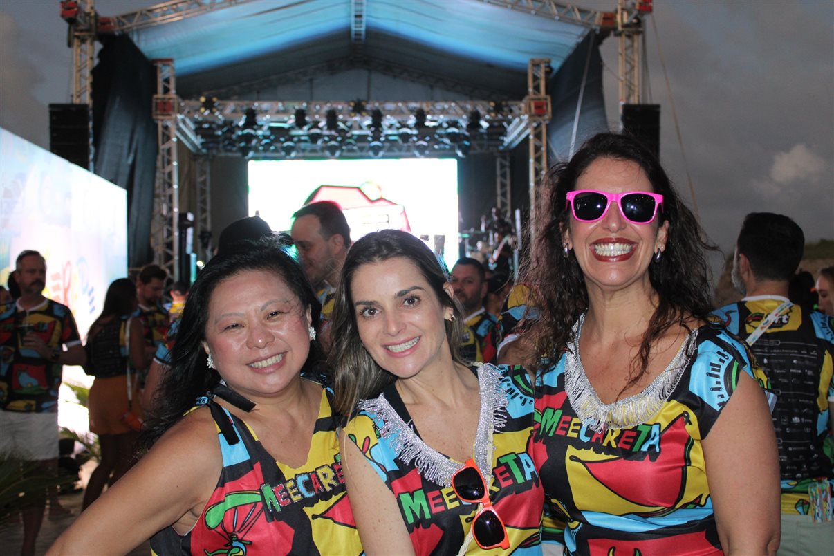 Diego Soares e Marcos Bizzotto, da Frt, Daniela Mesquita, da Secretaria de Turismo de Sergipe, Sergio Oliveira, da TopTur, e Kaio Ramon, da Secretaria de Turismo de Sergipe