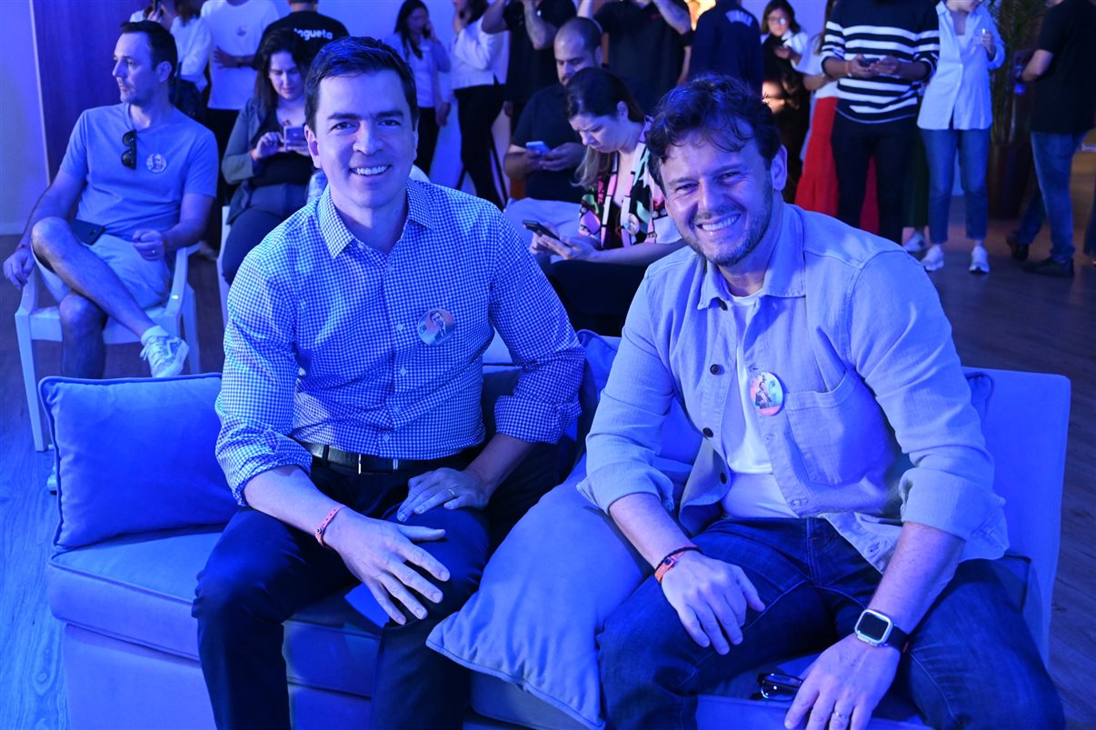 Guilherme Dietze, da FecomercioSP, e Rodrigo Cezar, da Roche