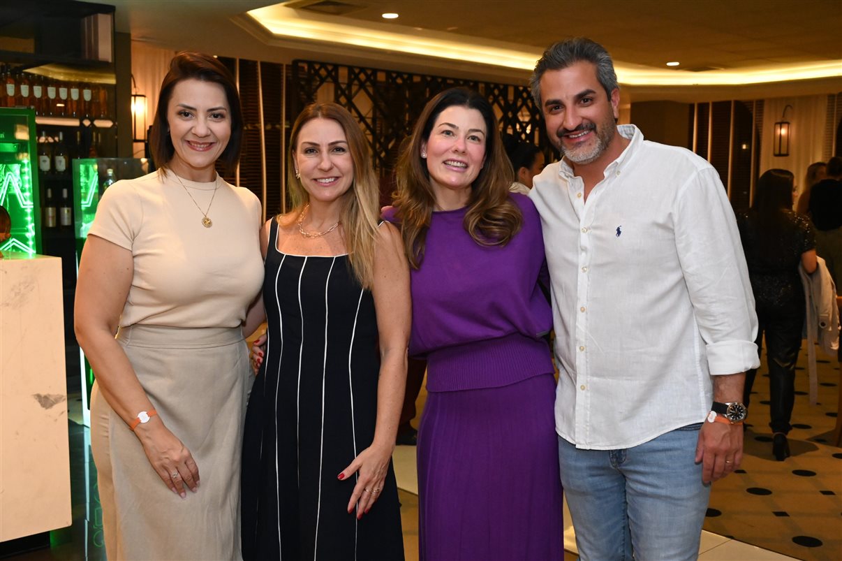 Luana Nogueira, Juliana Patti, da Alagev, Meire Passarelli e Paulo Sérgio Passarelli, da Malagueta Eventos