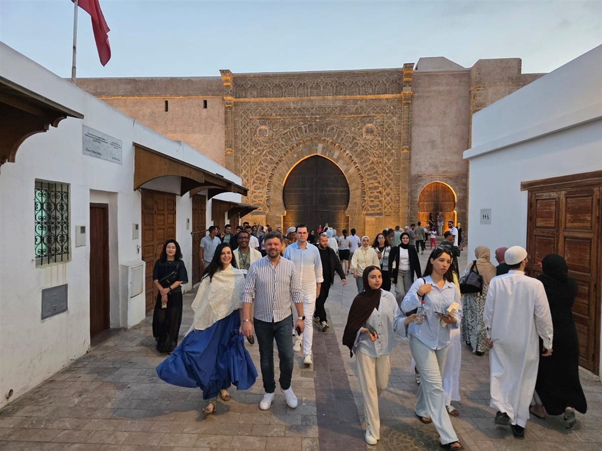 Bela entrada do Four Seasons Rabat