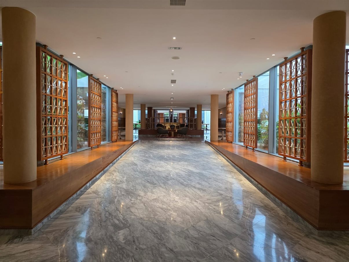 Bela entrada do Four Seasons Rabat
