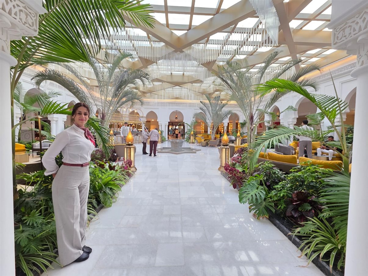 Bela entrada do Four Seasons Rabat