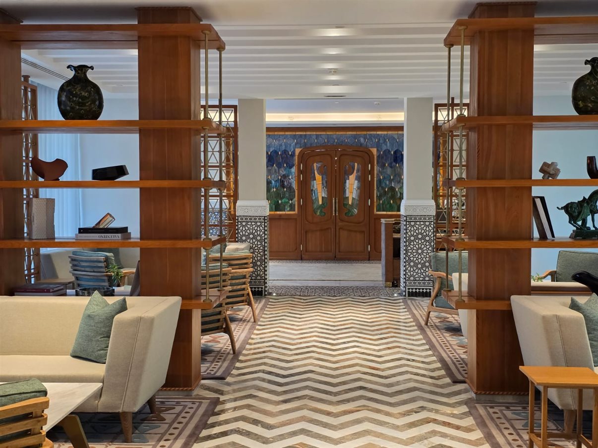 Bela entrada do Four Seasons Rabat