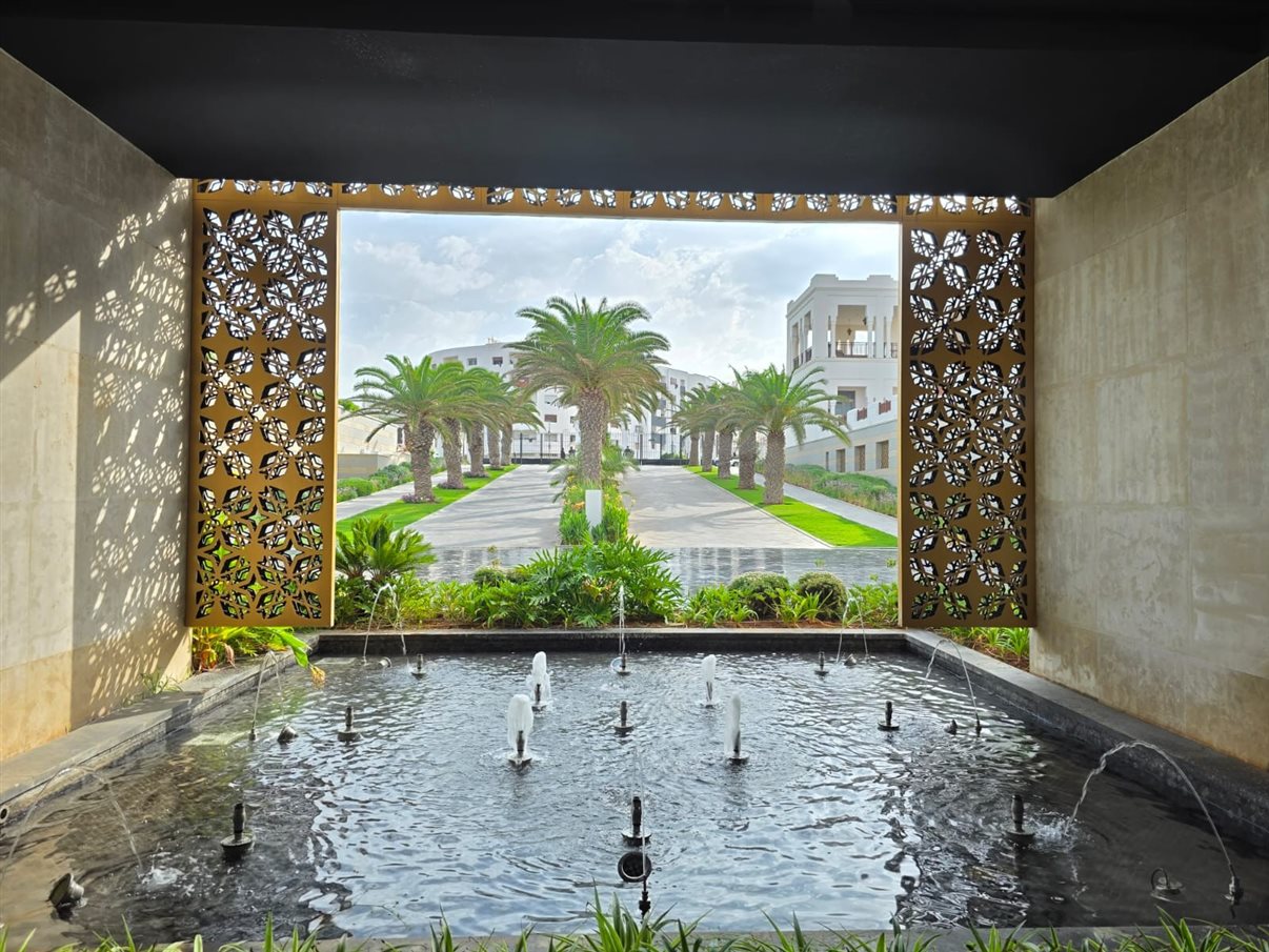 Bela entrada do Four Seasons Rabat