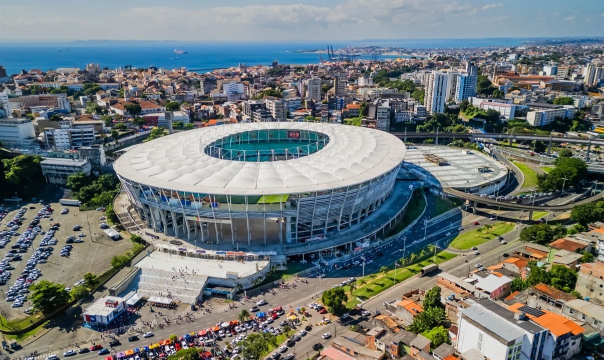 Arena Fonte Nova fica em Salvador