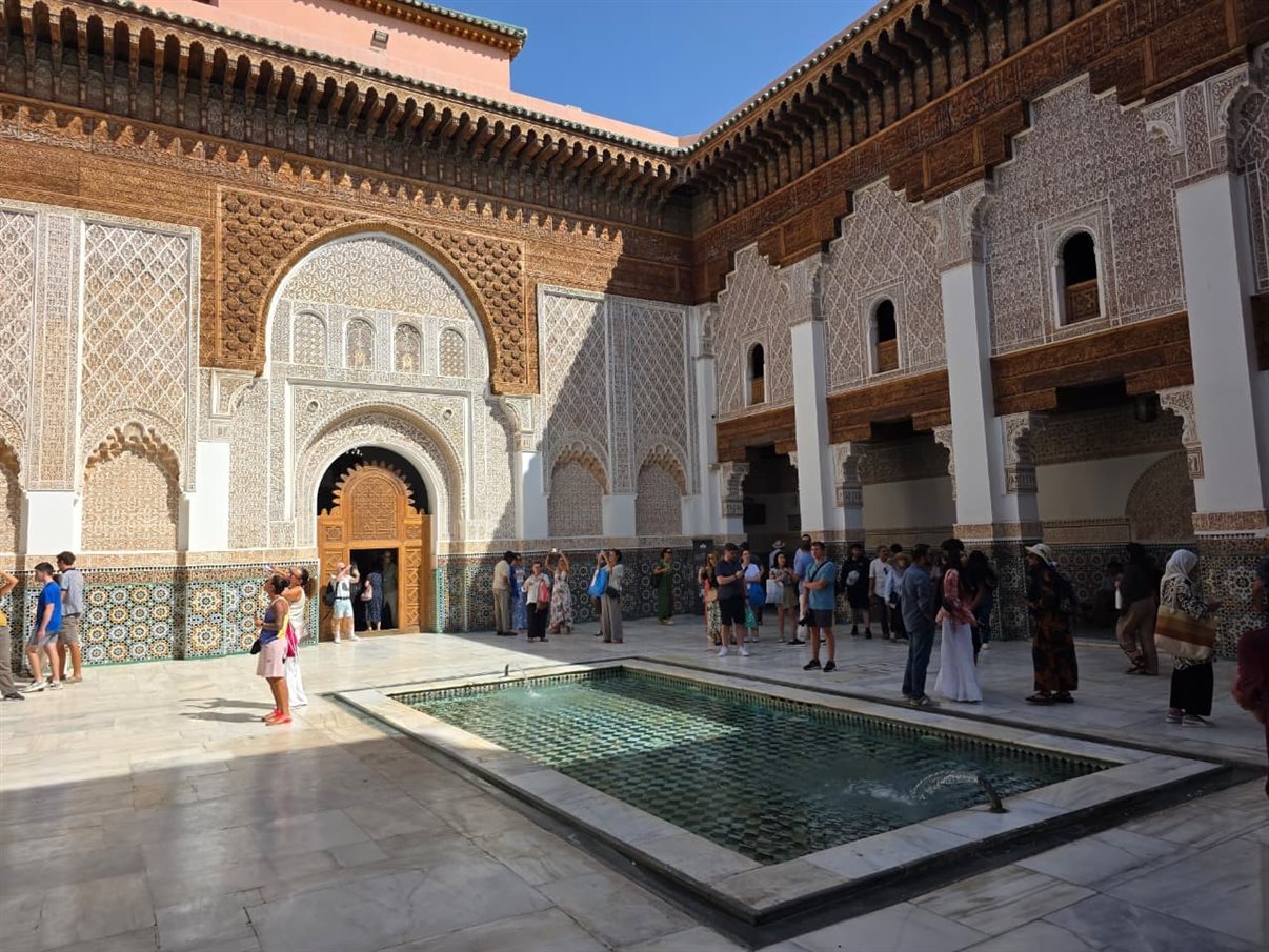 Pátio da Medersa Ben Youssef