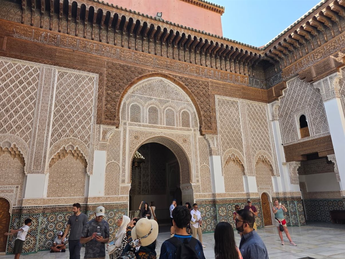 Pátio da Medersa Ben Youssef