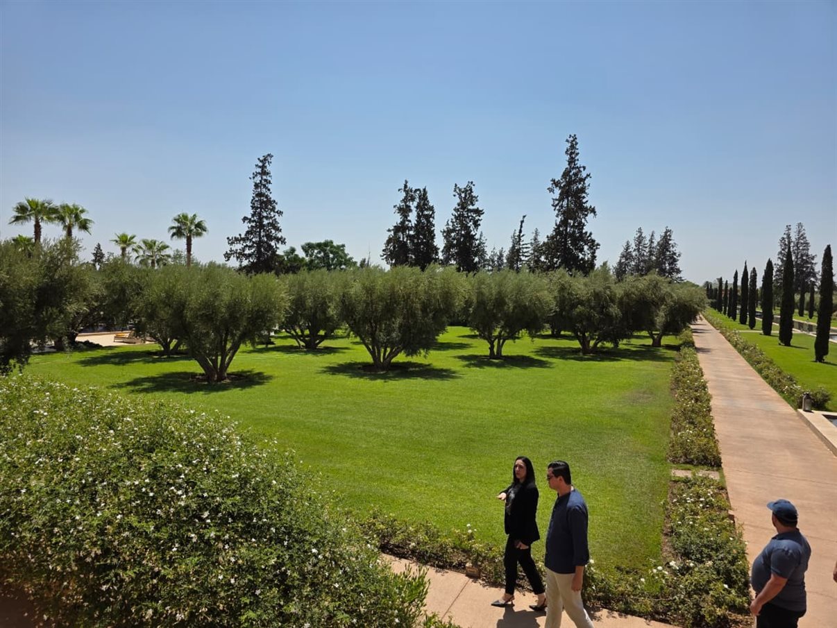 Almoço no The Oberoi, em Marrakech