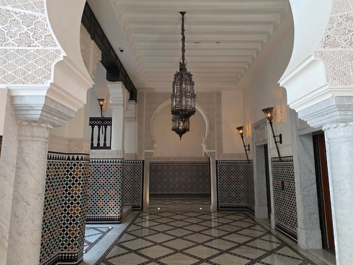 Almoço no The Oberoi, em Marrakech