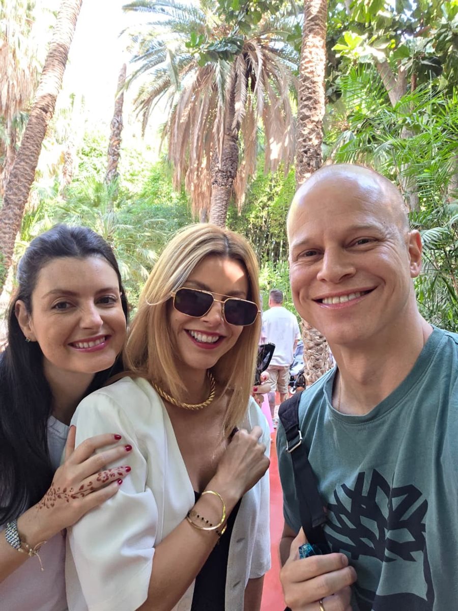 Adriana Cabello e Andrea Cabello, da A. Travel, e José Guilherme Alcorta, da PANROTAS