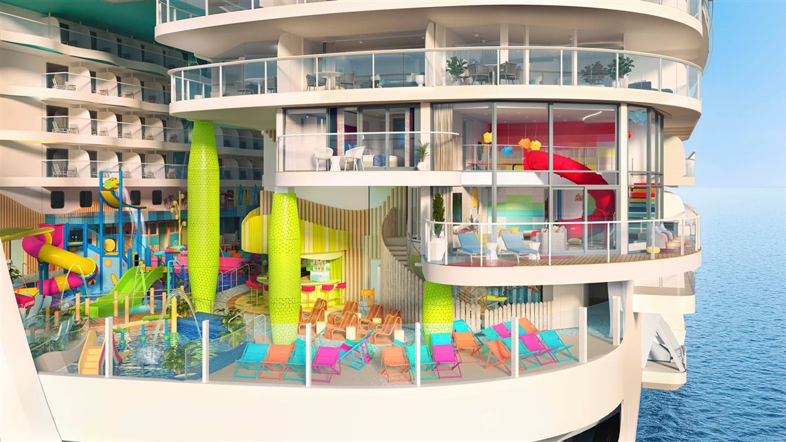 Vista panorâmica da cabine Ultimate Family Townhouse