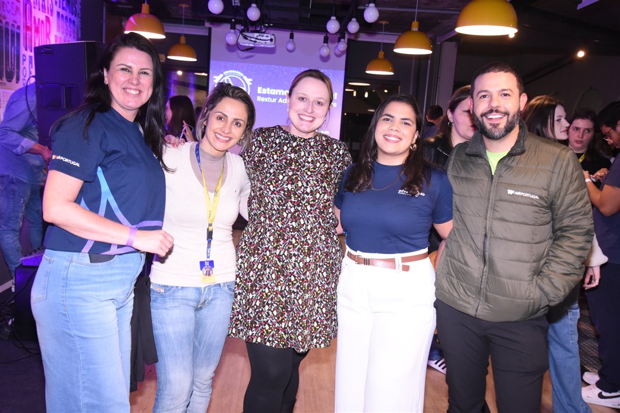 Oscar Tejada, Ellen Nascimento, Mariana Silva, Maria Clara Ortega, Joice Rodrigues, Marina Mantuan, Lucas Assis, da Rextur Advance