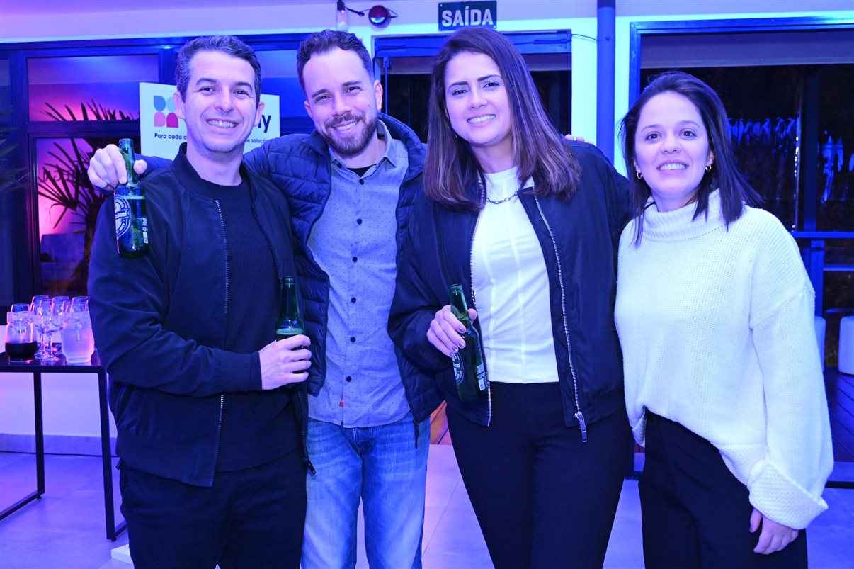 Rodrigo Camara, Sylvio Ferraz, Flavio Marques, Manuela Bernardes e Luti Guimarães, da BeFly