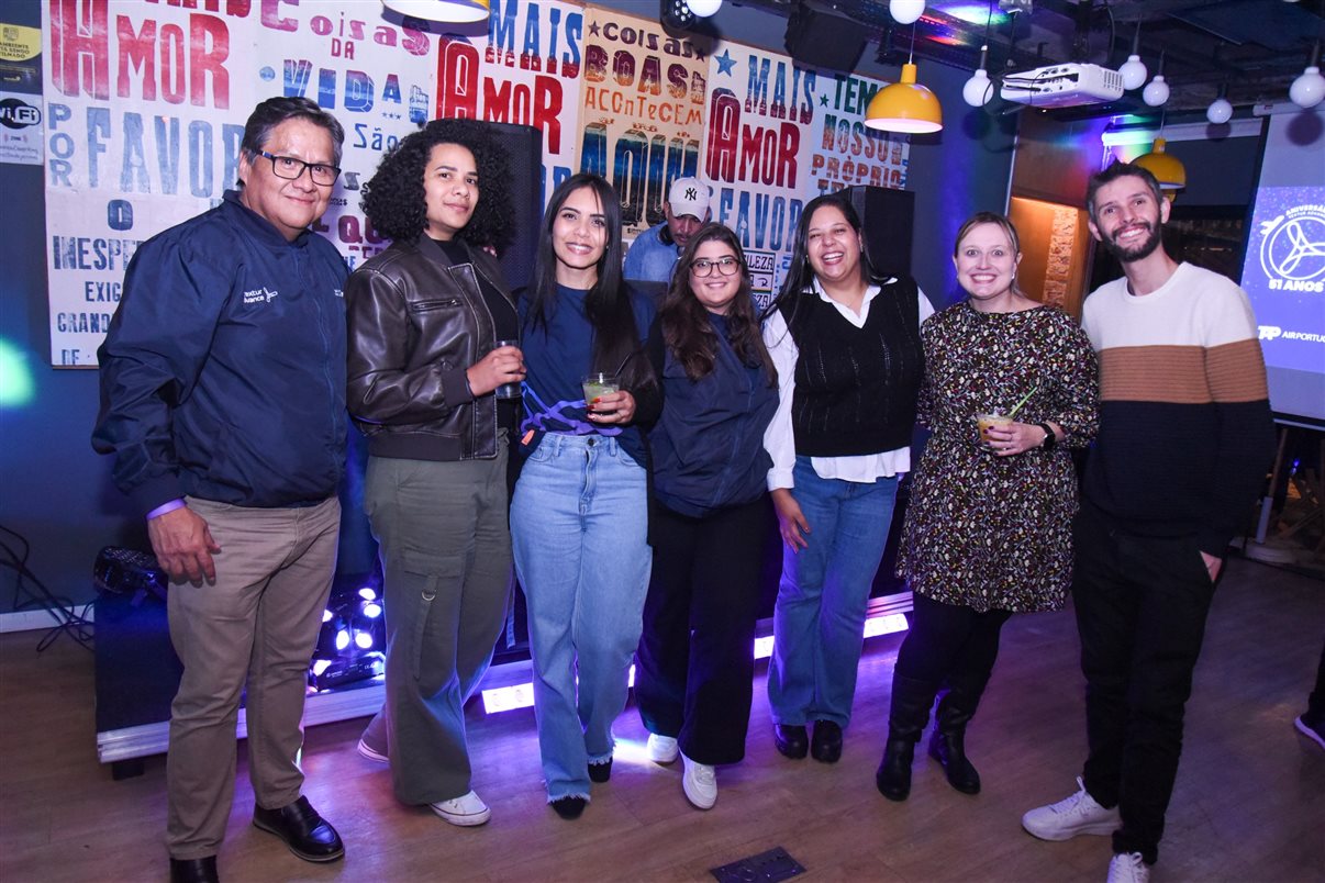 Oscar Tejada, Ellen Nascimento, Mariana Silva, Maria Clara Ortega, Joice Rodrigues, Marina Mantuan, Lucas Assis, da Rextur Advance