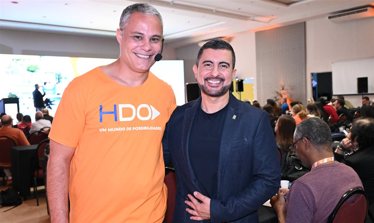 Marcio Nogueira, da HotelDO, e Wagner Barros, do Ritz