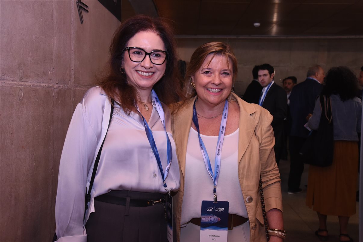 Ana Carolina Medeiros, da Abav Nacional, e Estela Farina, da NCL