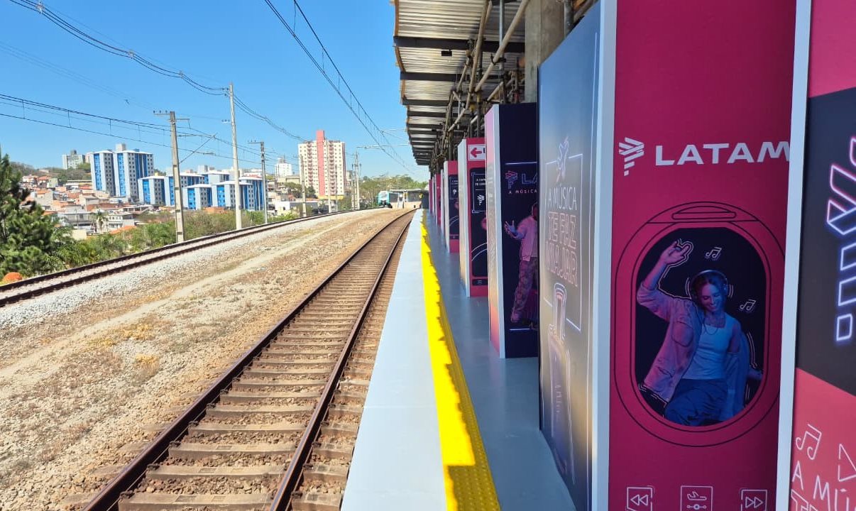 Estação Expresso Latam, feita especialmente para o The Town