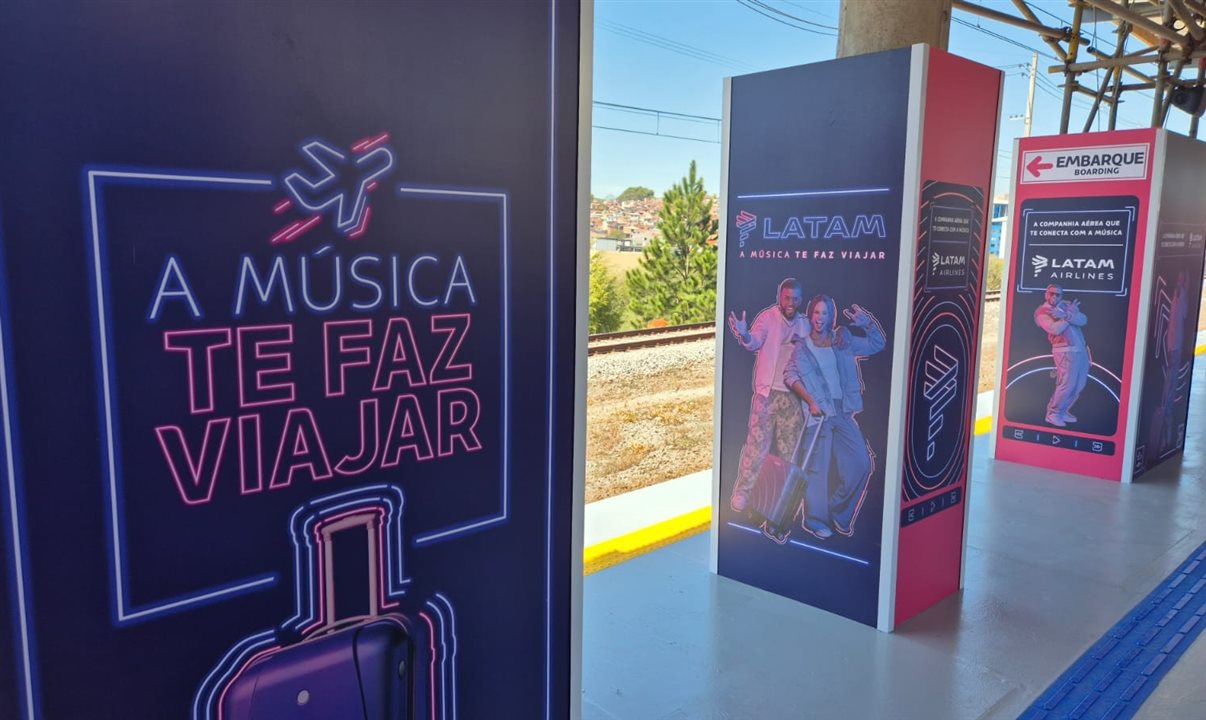 Estação Expresso Latam fica entre a estação Autódromo e estação Jurubatuba
