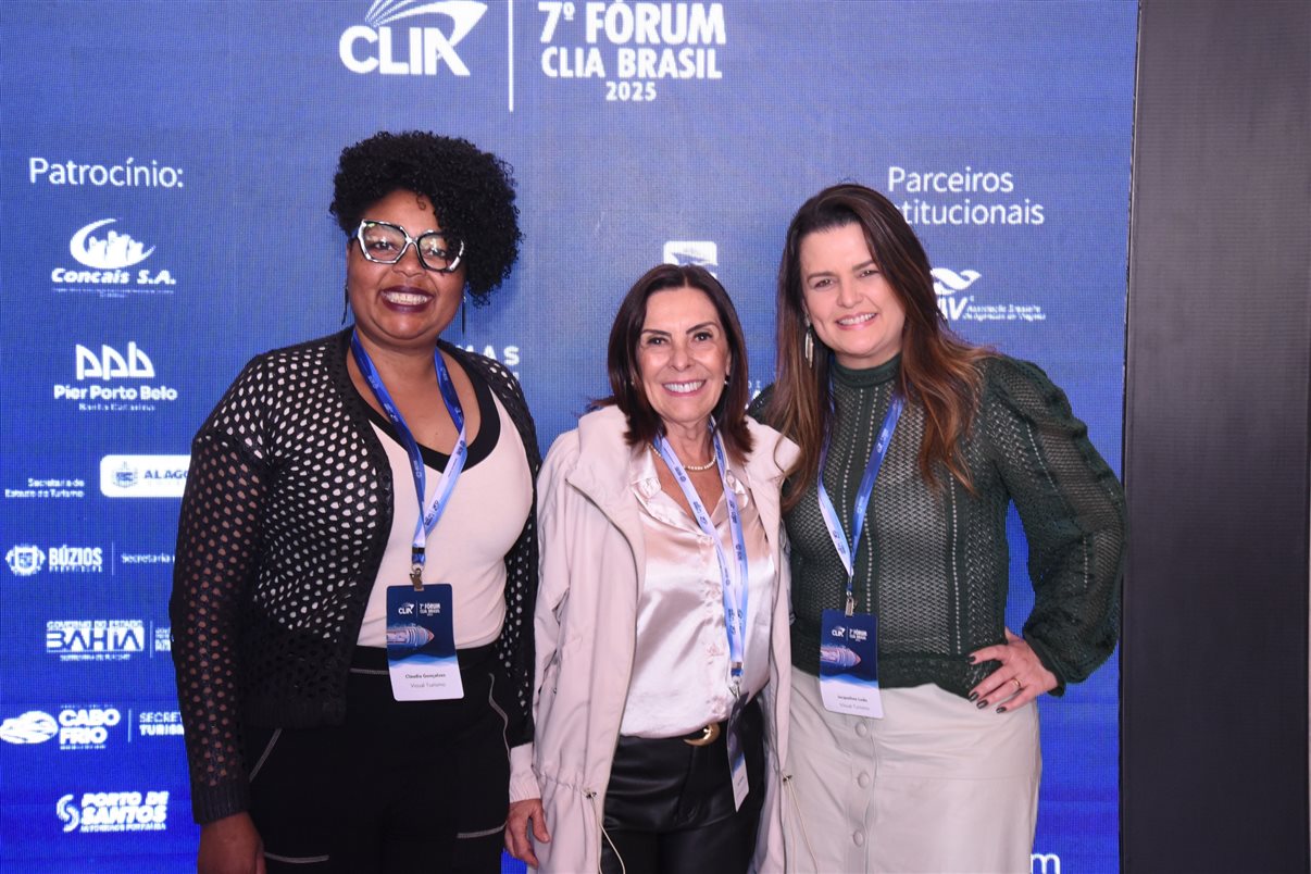 Ana Carolina Medeiros, da Abav Nacional, e Estela Farina, da NCL
