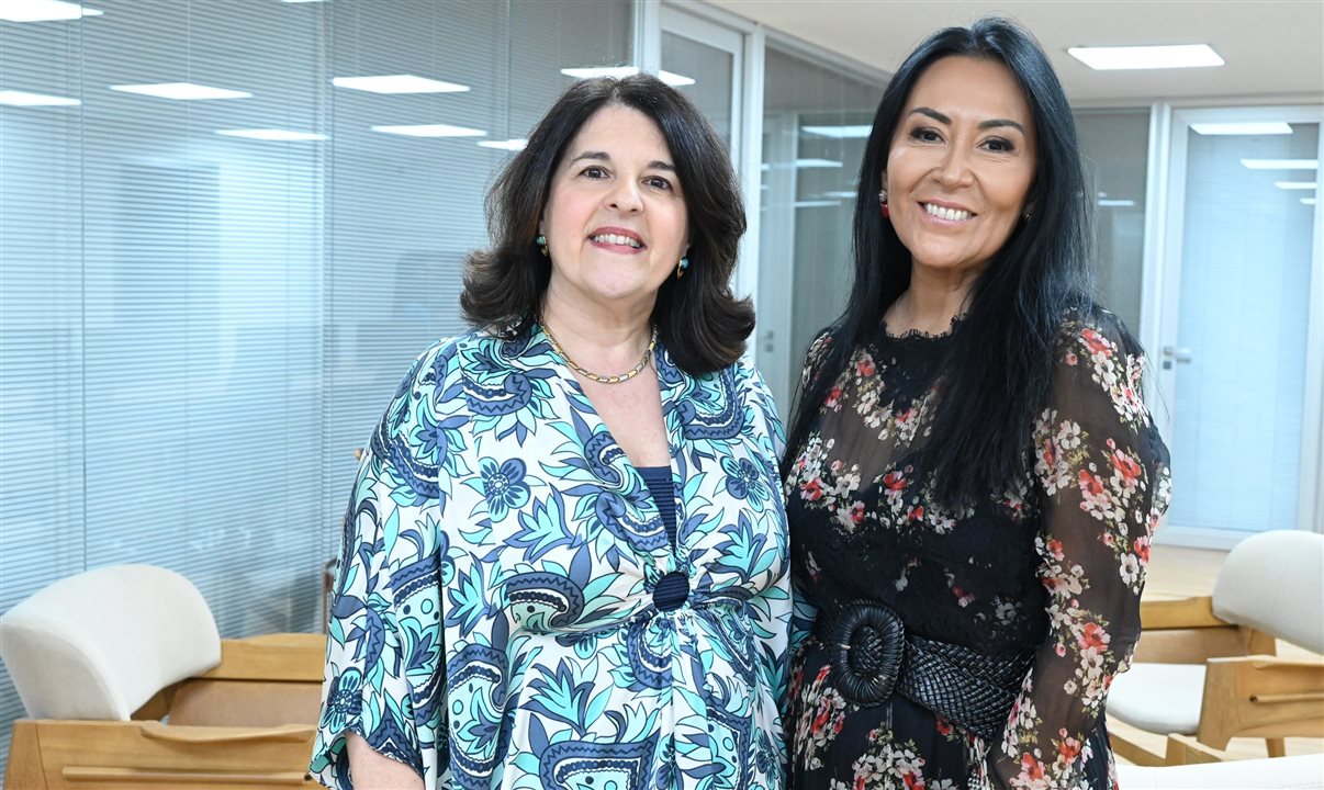 Jacque Dallal, head de Estratégias da BeHappy by LTN BRasil, e Leonor Bernhoeft, CEO da LTN Brasil