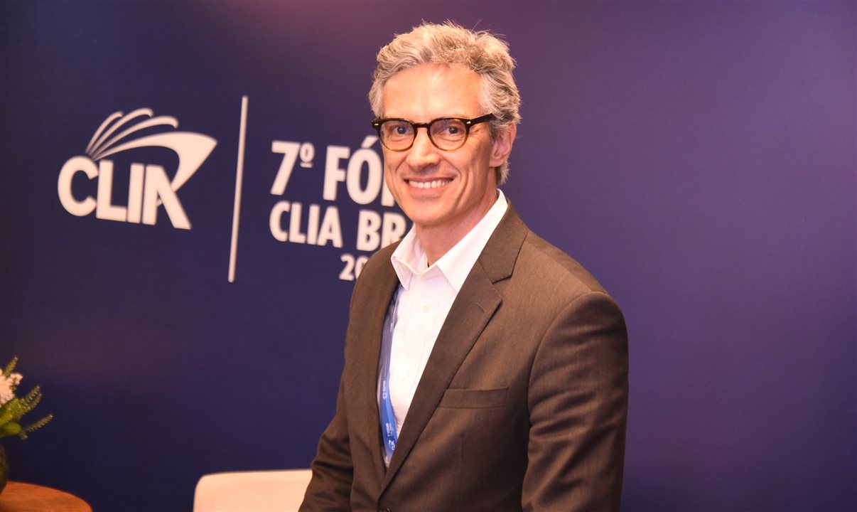 Marco Ferraz, presidente da Clia Brasil e anfitrião do dia