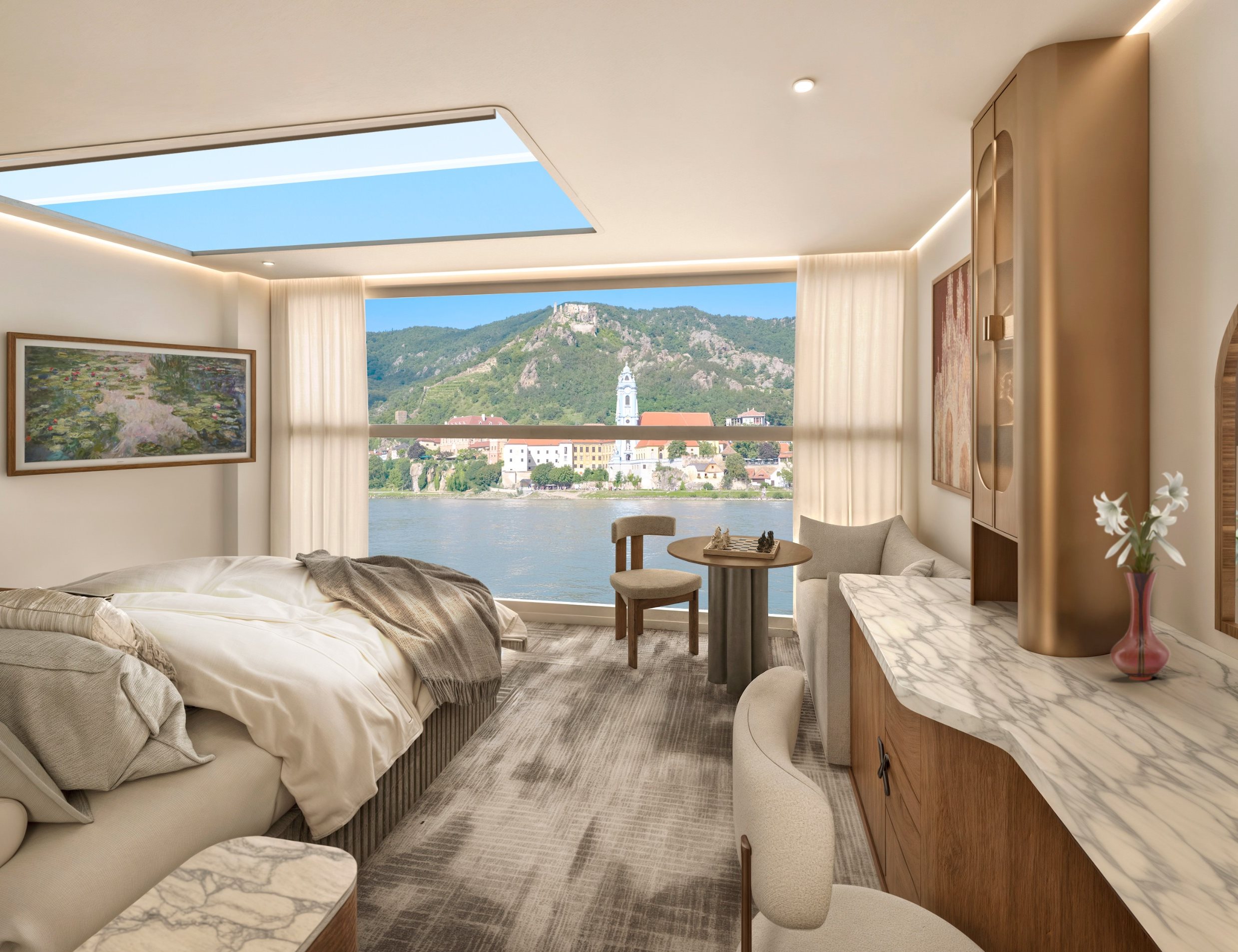 Suíte do Celebrity Cruises