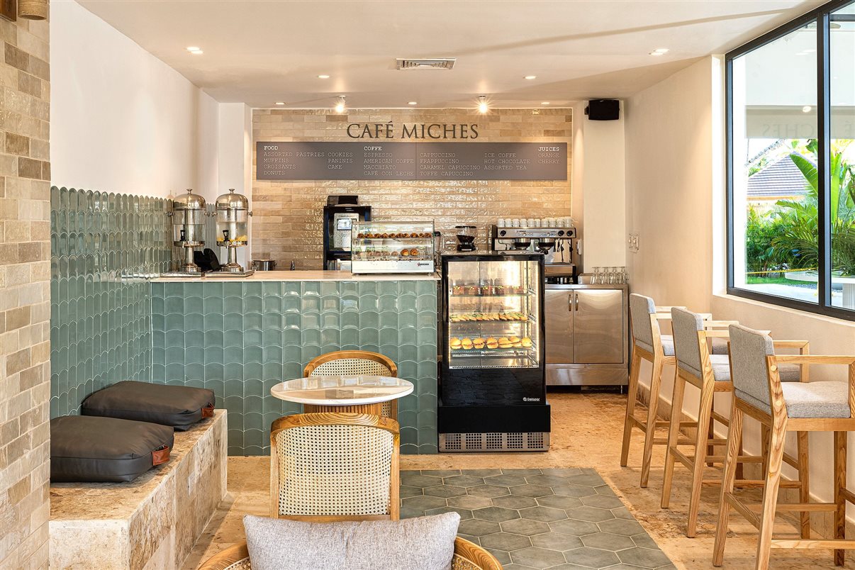 Café do Viva Miches também conta com fabricação própria de pães. 