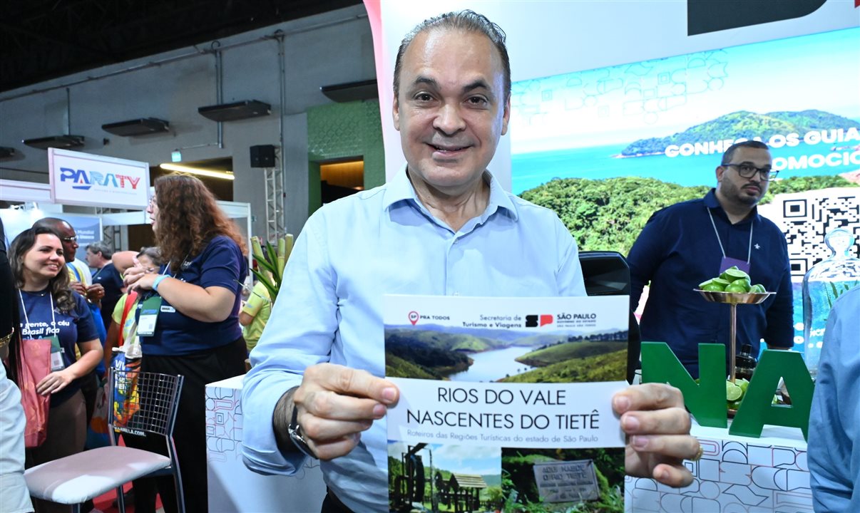Roberto de Lucena, secretário de Turismo e Viagens do Estado de São Paulo