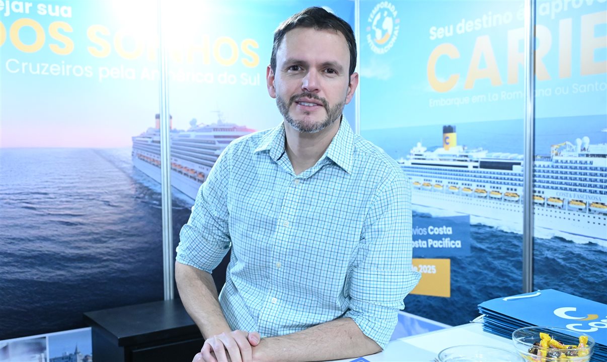 Ruy Ribeiro, diretor comercial da Costa Cruzeiros no Brasil