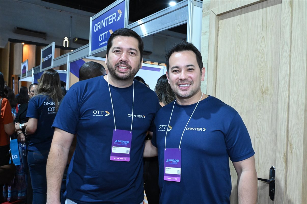 Fernando Hagopian e Gabriel Gomes, da South African Airways 
