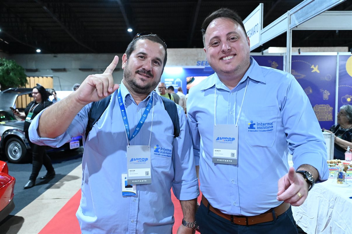 Fernando Hagopian e Gabriel Gomes, da South African Airways 